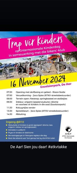 ATKV TRAP VIR KINDERS - DE AAR - 16 NOVEMBER 2024