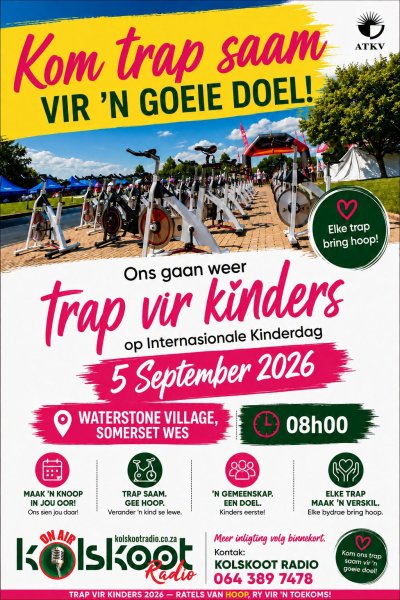 TRAP VIR KINDERS 5 SEPTEMBER 2026 - WATERSTONE VILLAGE, SOMERSET WES