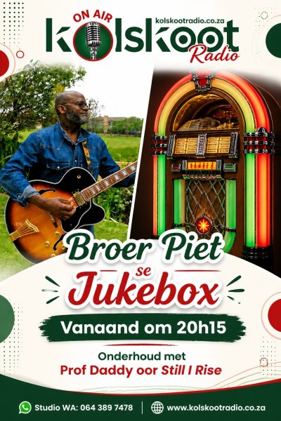 PROF DADDY GESELS VANNAAND OP BROER PIET SE JUKEBOX – Kolskoot Radio interview