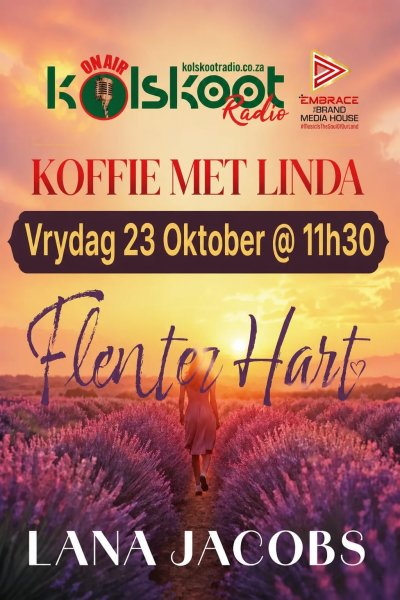 KOFFIE MET LINDA - VRYDAG 23 OKTOBER – Kolskoot Radio interview